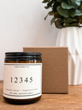 Custom Postal Code Candle - Gift Boxed